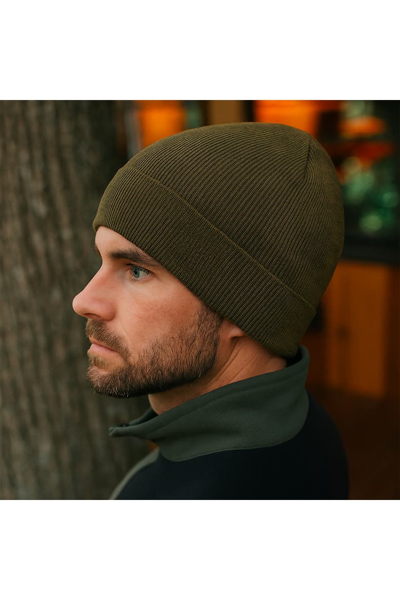 Brazos Women's Ribbed beanie, Alternate, color, Dark Grey