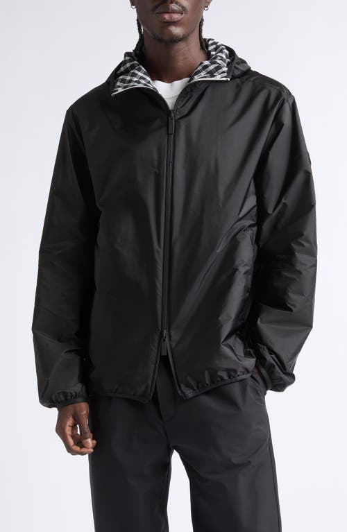Moncler Vandelli Hooded Reversible Jacket in Black at Nordstrom, Size 3