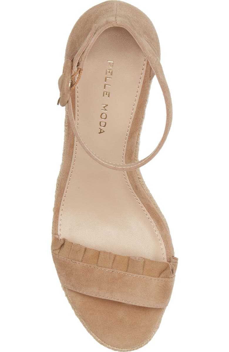 Pelle Moda Rosana Espadrille Platform Wedge Sandal, Alternate, color,
