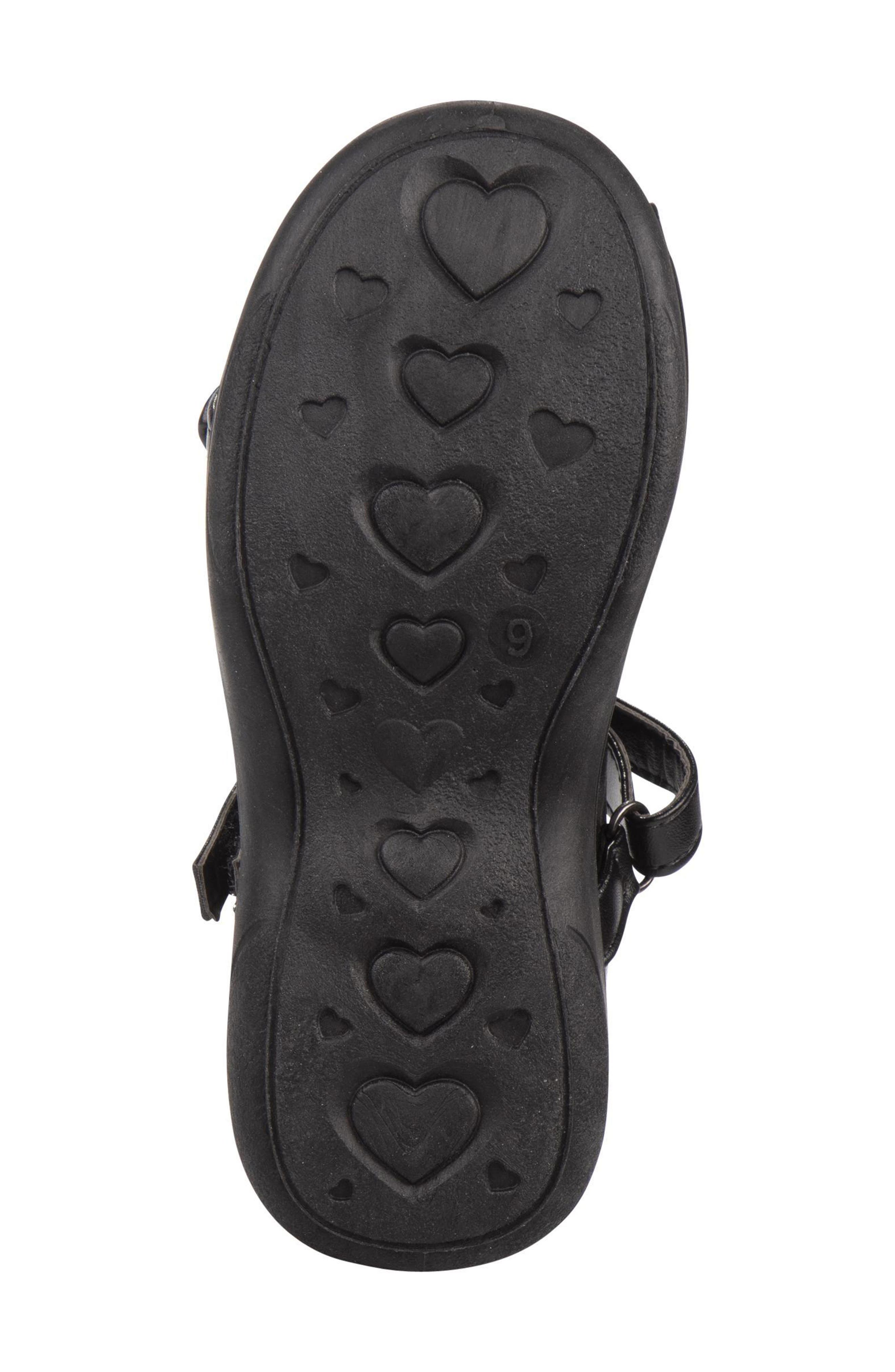 Kids' Buckle Mary Jane Flat, Alternate, color, BLACK