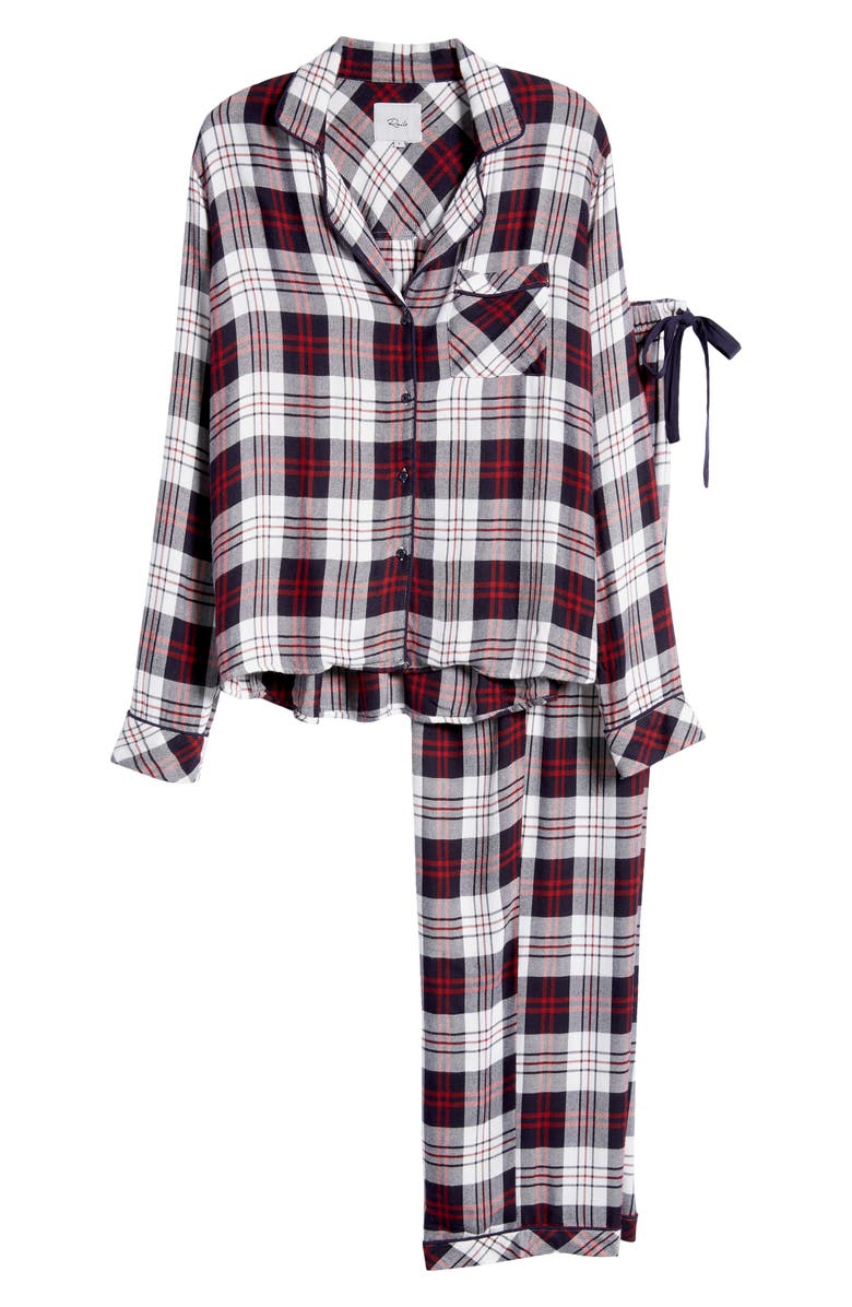 Rails Plaid Herringbone Pajamas, Alternate, color, 