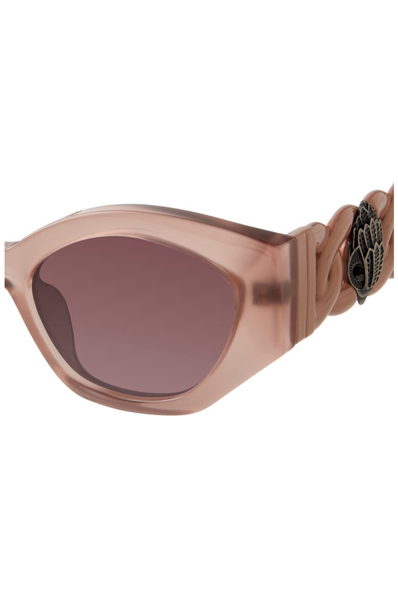 51mm Round Sunglasses, Alternate, color, MILKY SAND