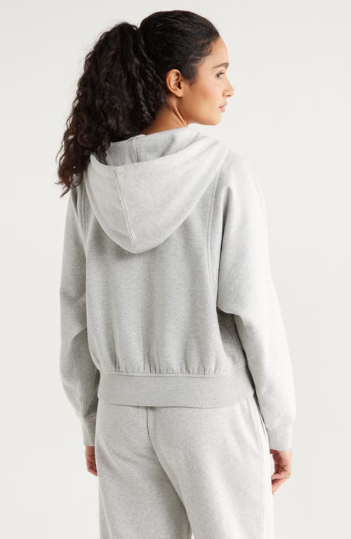 Zella Ultra Cozy Fleece Zip Hoodie In Blue