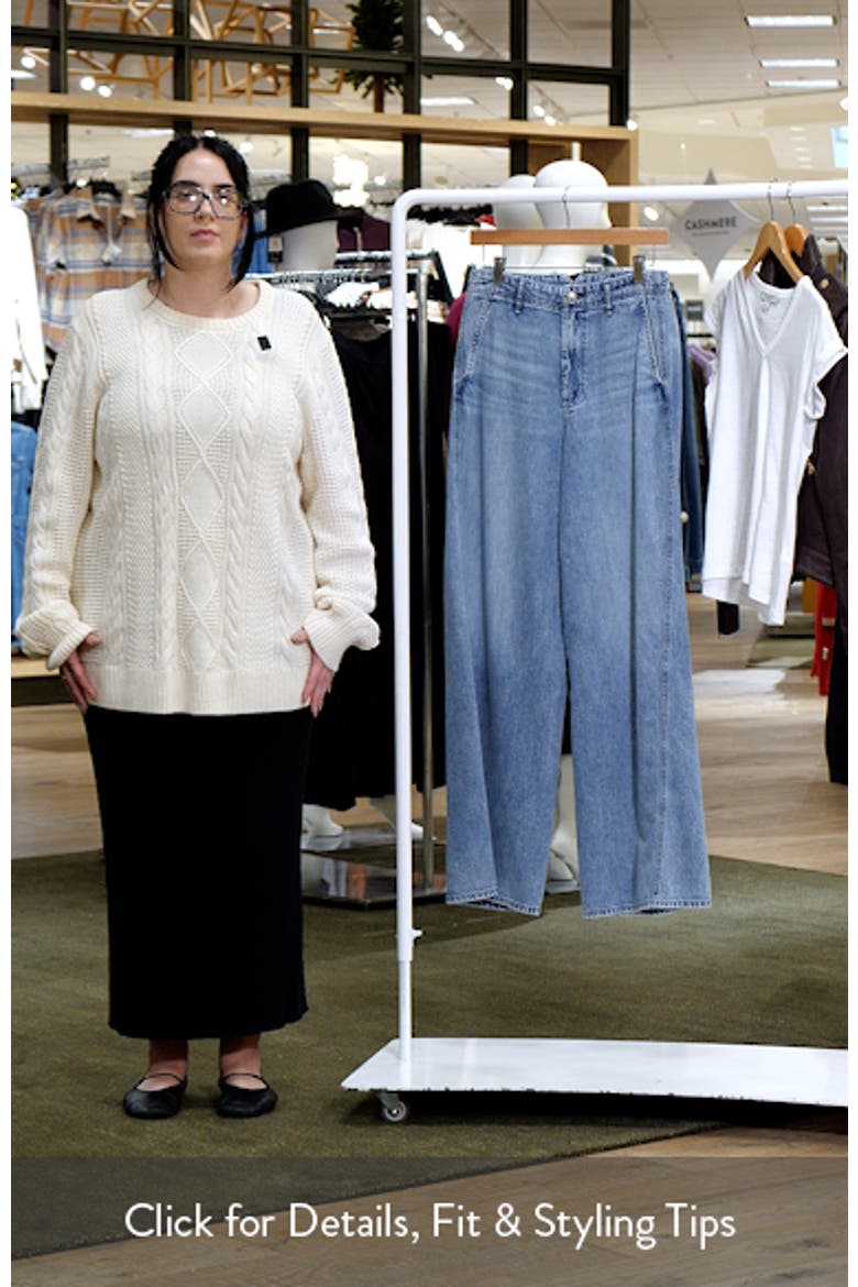 Tailored Sofie High Waist Wide Leg Jeans video