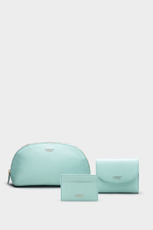 Osprey London The Tilly Leather Weekend Gift Set In White