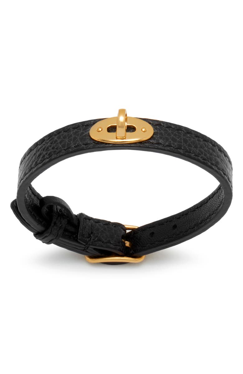 Mulberry Bayswater Leather Bracelet, Main, color, 