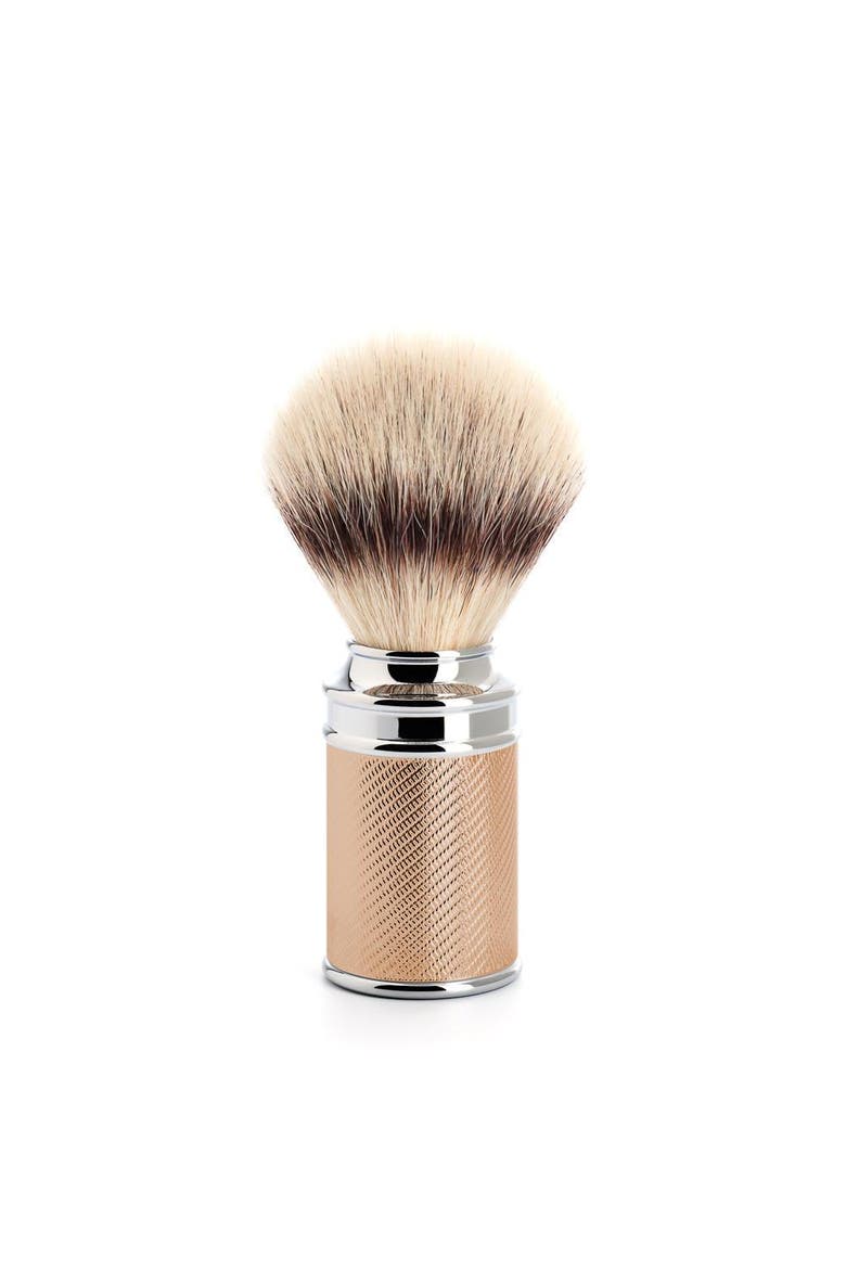 Traditional Rosegold Silvertip Fiber Shaving Brush, Main, color, Rose Gold