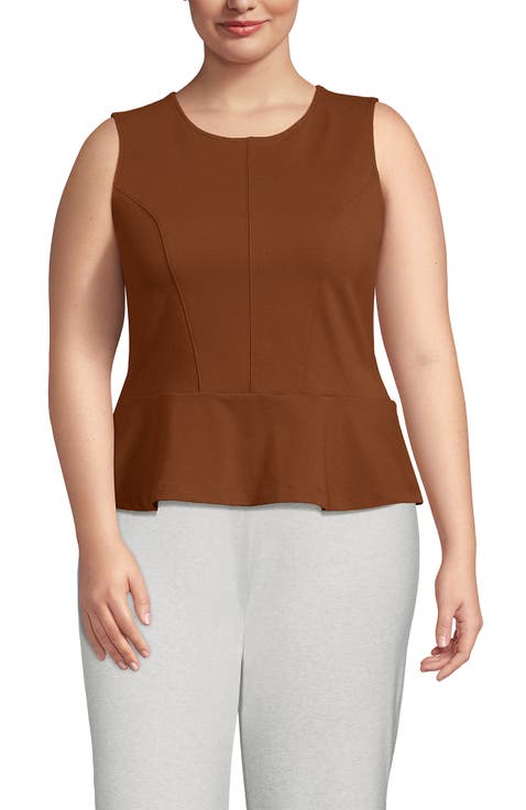 Sleeveless Starfish Peplum Top