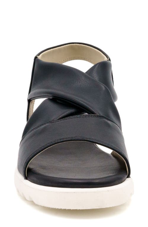 Amalfi By Rangoni Baletto Sandal In Black Parmasoft