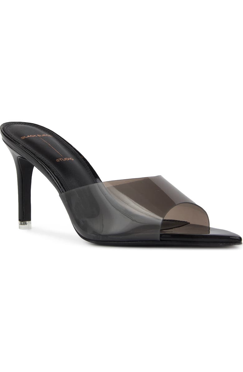 BLACK SUEDE STUDIO Belle Open Toe Pump, Main, color,