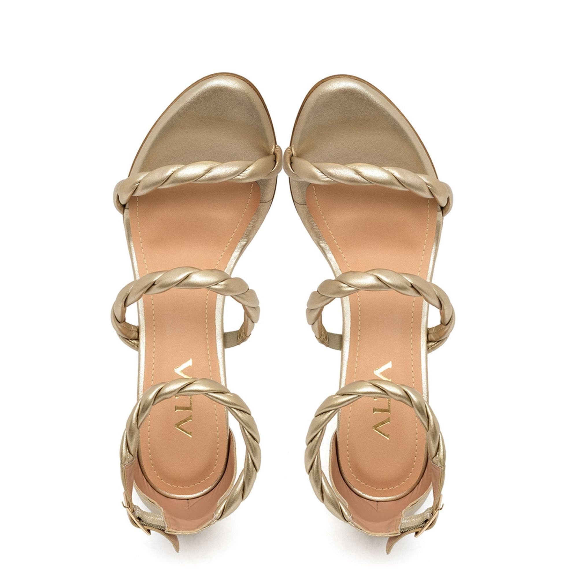 Salmma Sandals, Alternate, color, Gold