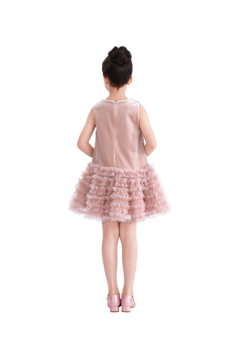 Sequin & Tulle Party Dress, Alternate, color, Pink