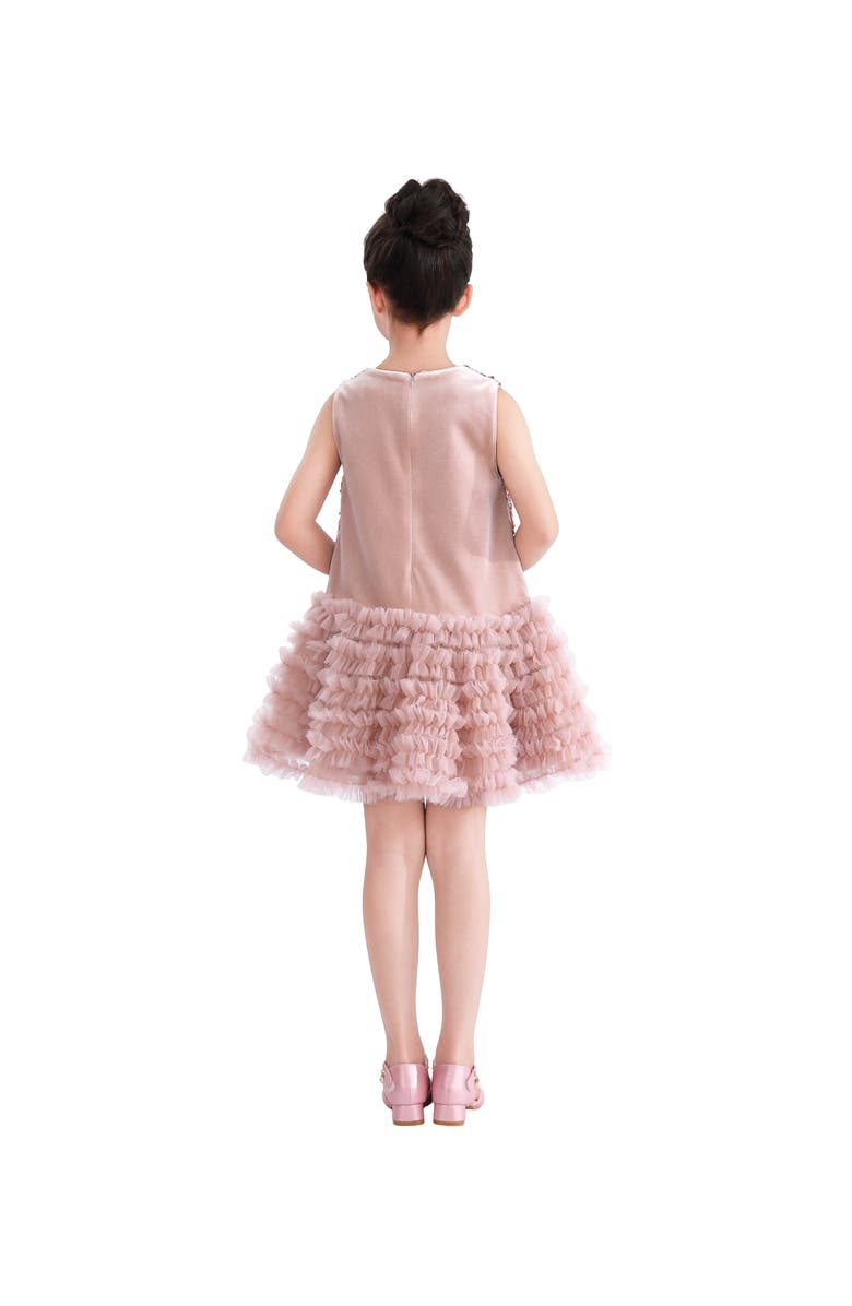 Tulleen Sequin & Tulle Party Dress, Alternate, color, Pink