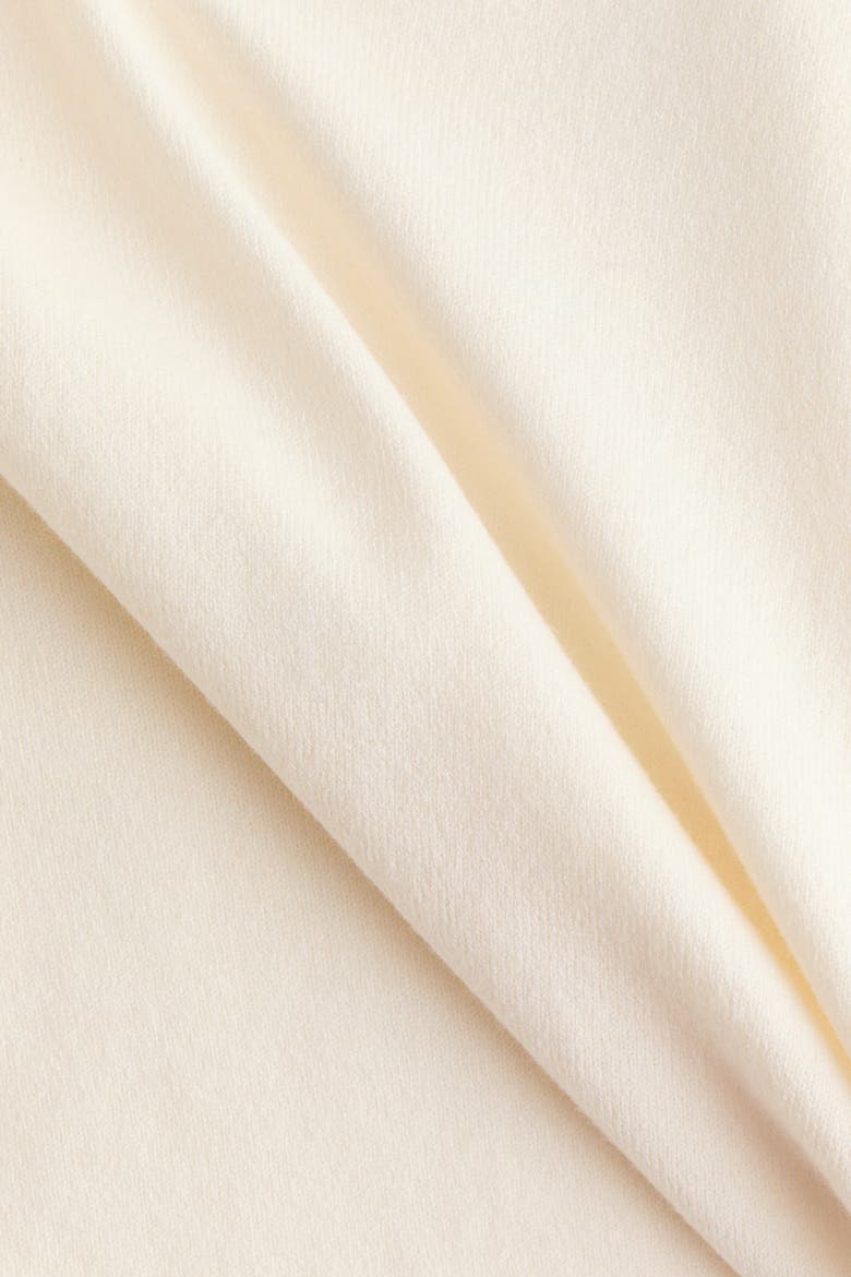 Fine-knit Drawstring-detail Top, Alternate, color, Cream