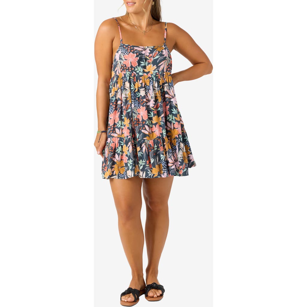 O'neill Saltwater Essentials Rilee Cover-up Sundress In Gray