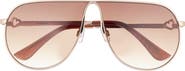 Love Moschino 65mm Oversize Gradient Aviator Sunglasses