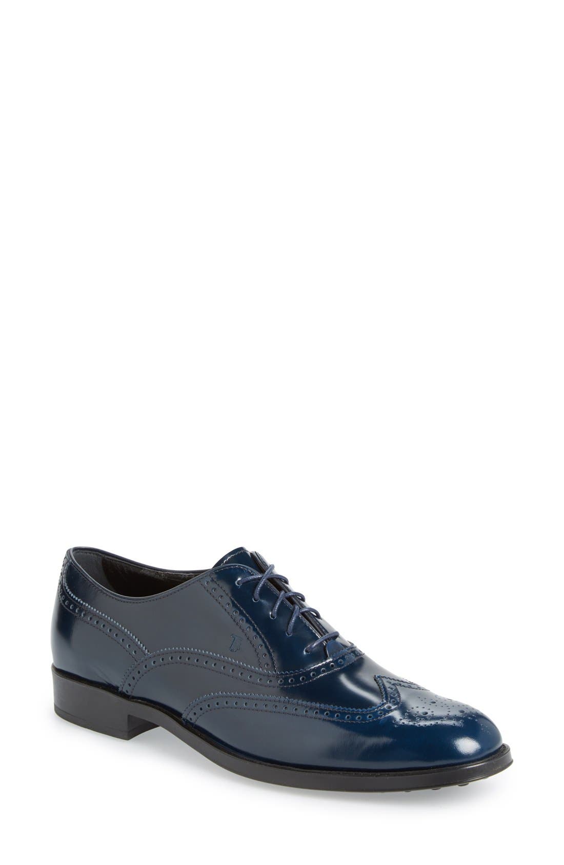 Tod's Wingtip Oxford, Main, color, 