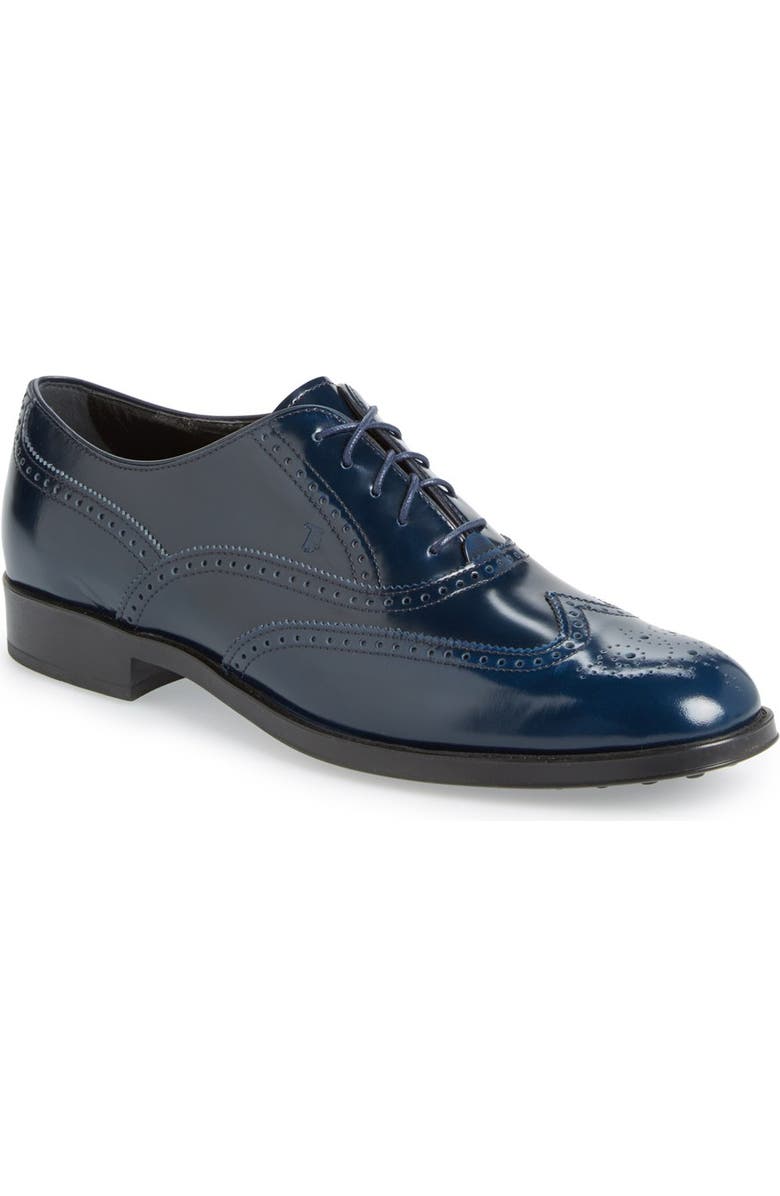 Tod's Wingtip Oxford, Main, color,