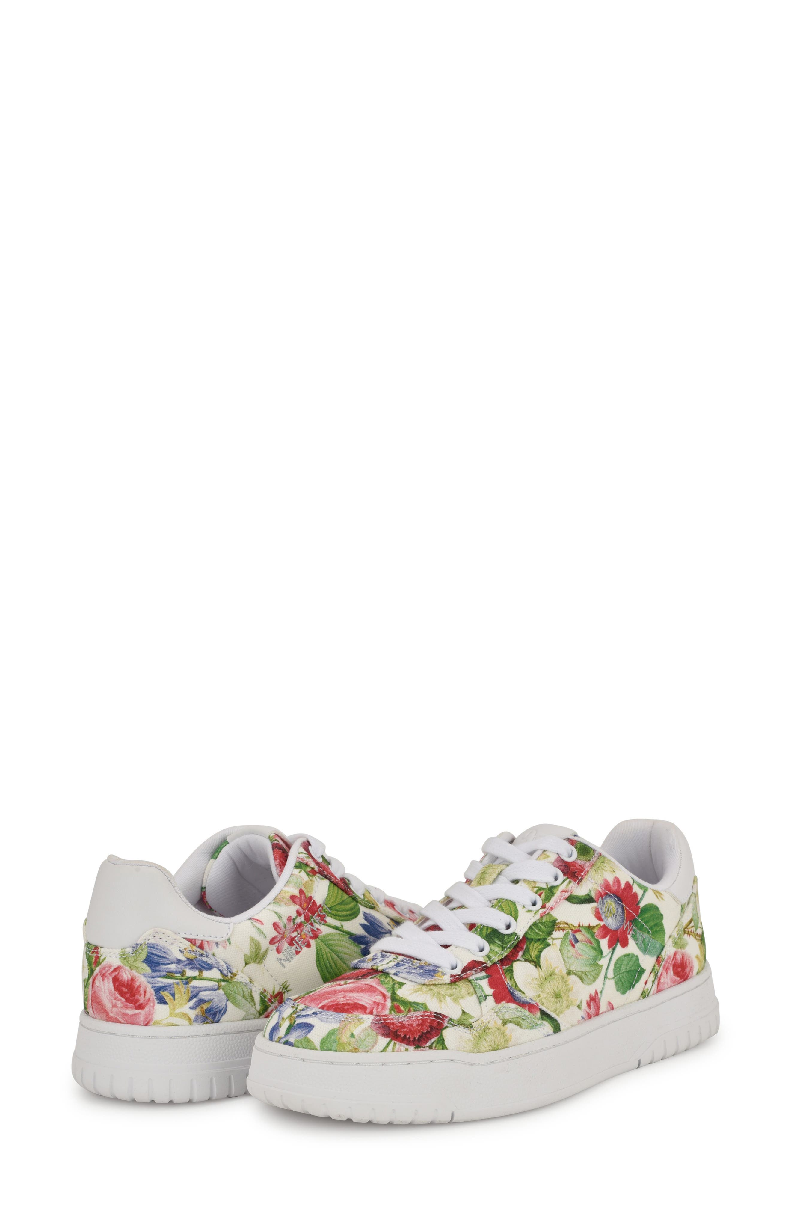 Nine West Nenya Sneaker, Alternate, color, White