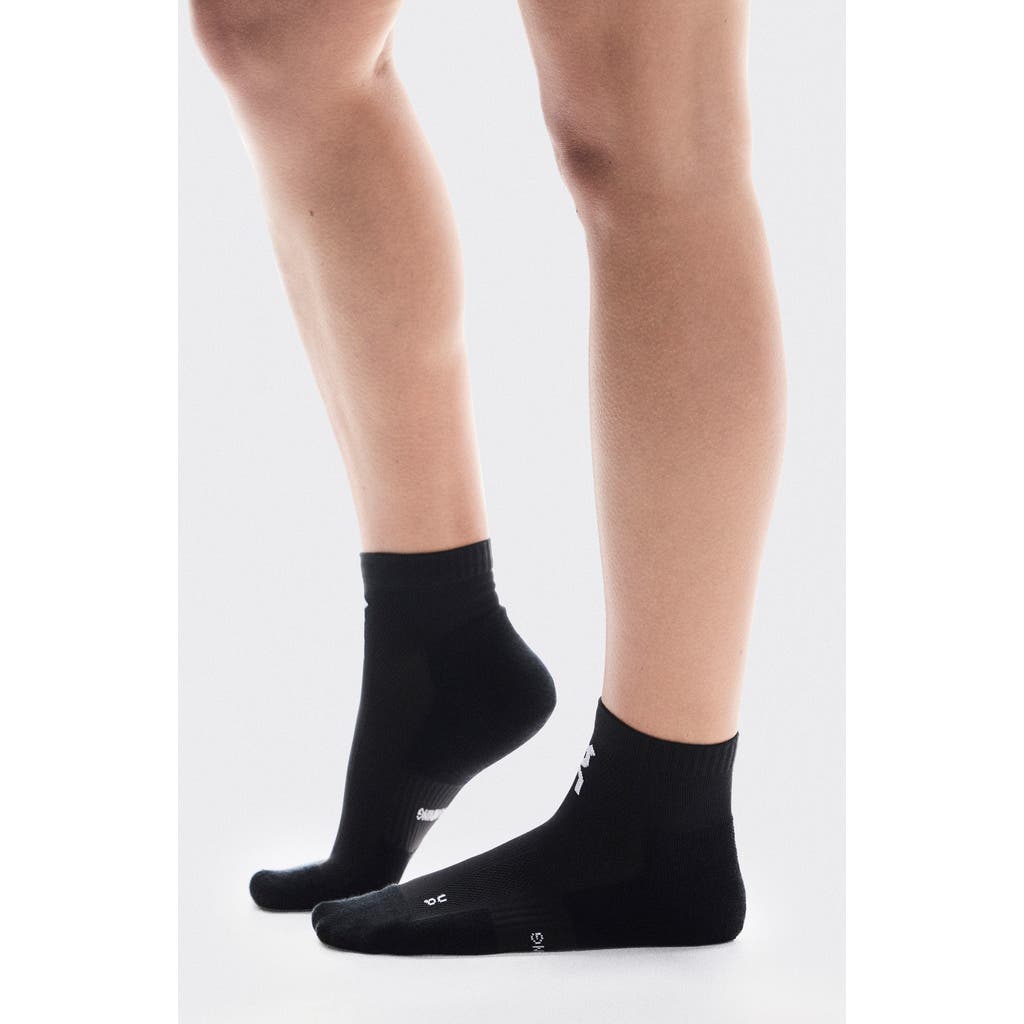 On Core Mid 2-pack Run Socks In Black