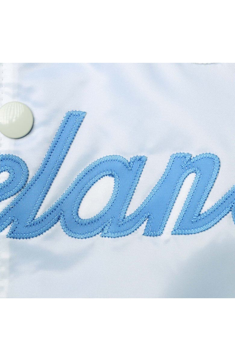 Mitchell & Ness Men's Mitchell & Ness White Big & Tall 1997 NBA All-Star Game Hardwood Classics Satin Full-Snap Jacket, Alternate, color, White