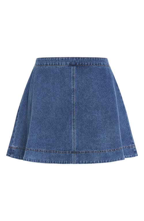 CITY CHIC CITY CHIC FLARED DENIM SKIRT