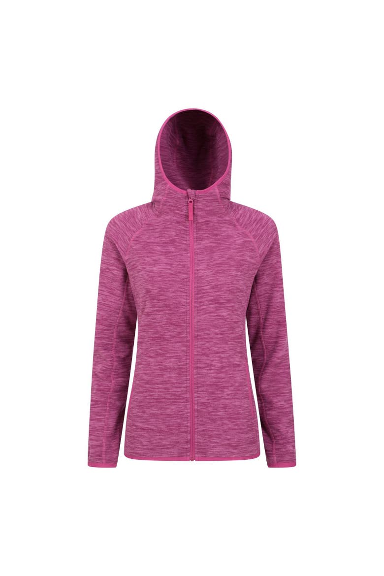 Lleyn II Melange Full Zip Hoodie, Main, color, Berry