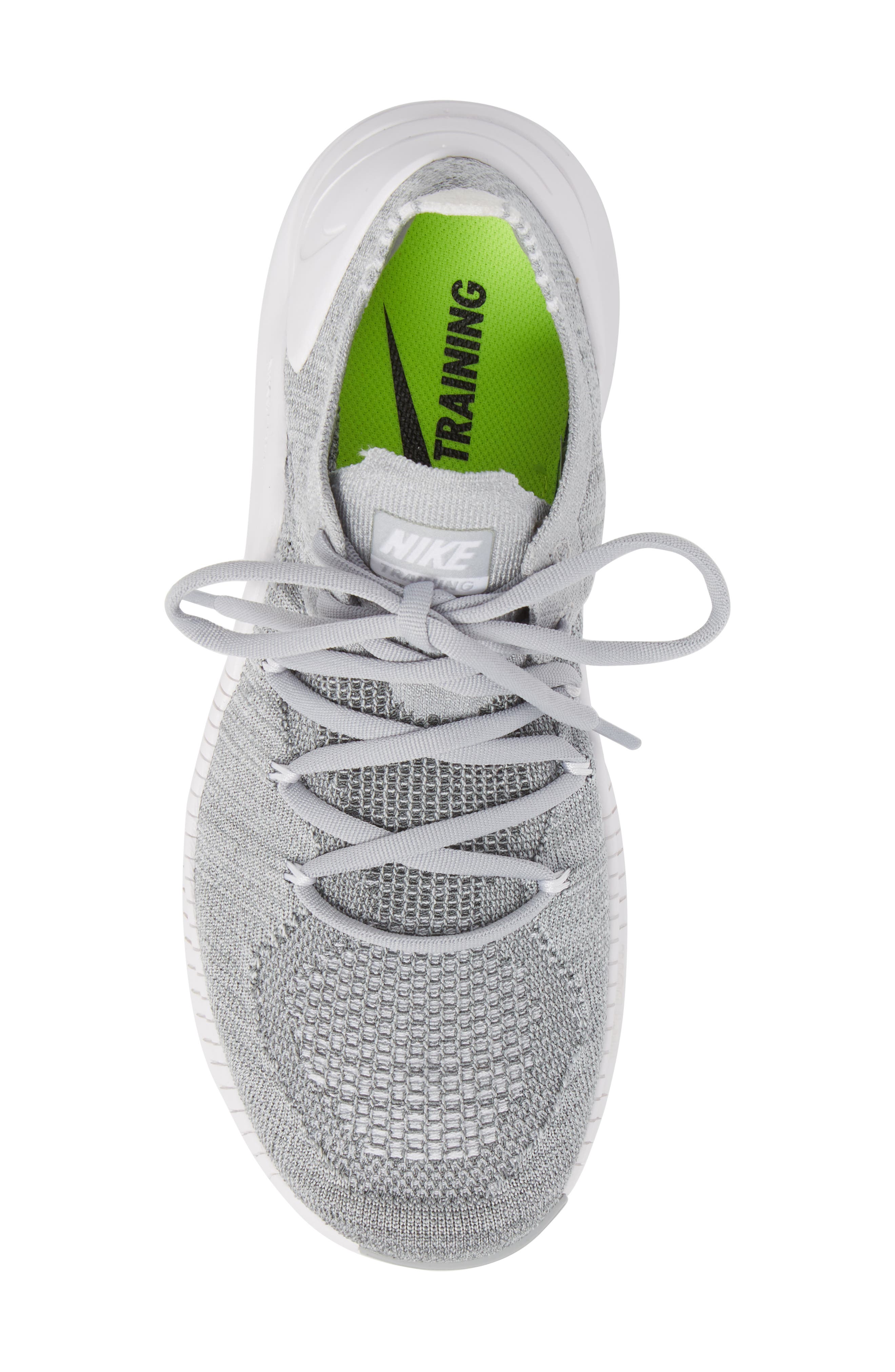 Free TR Flyknit 3 Training Shoe, Alternate, color, WOLF GREY/ WHITE