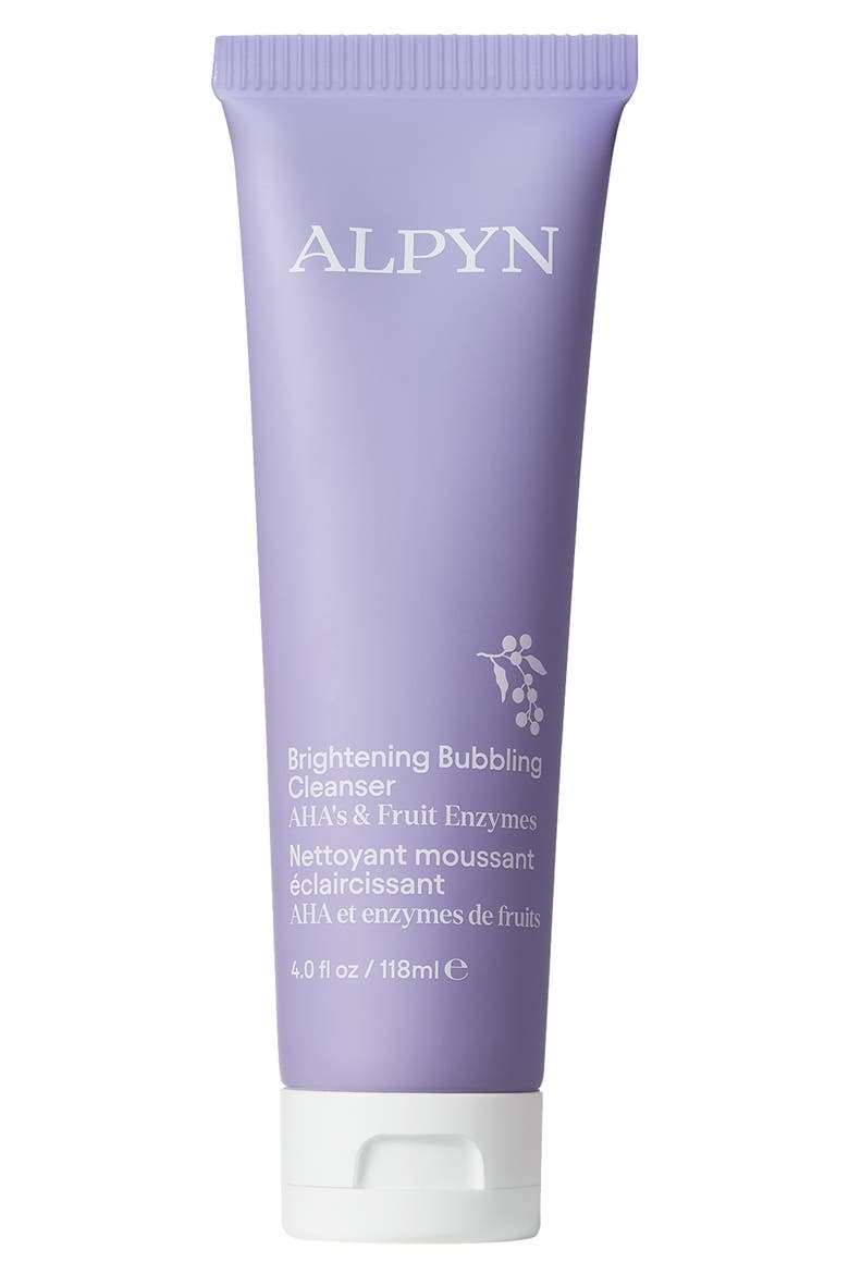 Brightening Bubbling Cleanser with AHAs & Fruit Enzymes, Main, color, NO COLOR