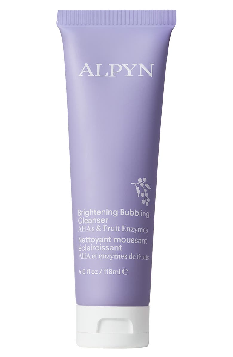 Alpyn Brightening Bubbling Cleanser with AHAs & Fruit Enzymes, Main, color, 
