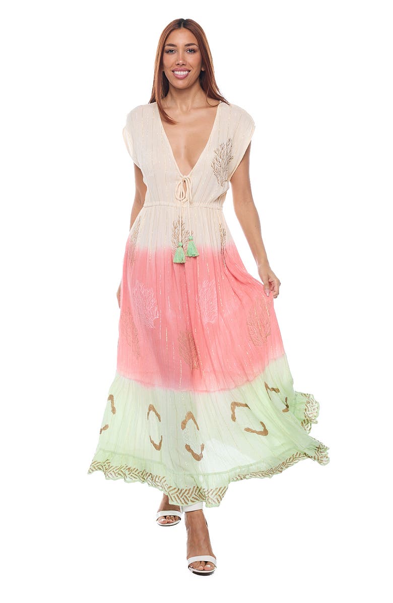 RANEES Ombré Maxi Dress, Alternate, color, Ombre