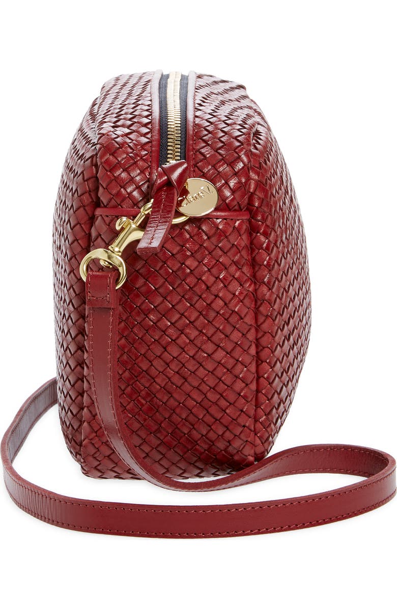 Clare V. Marisol Woven Leather Crossbody Bag, Alternate, color,