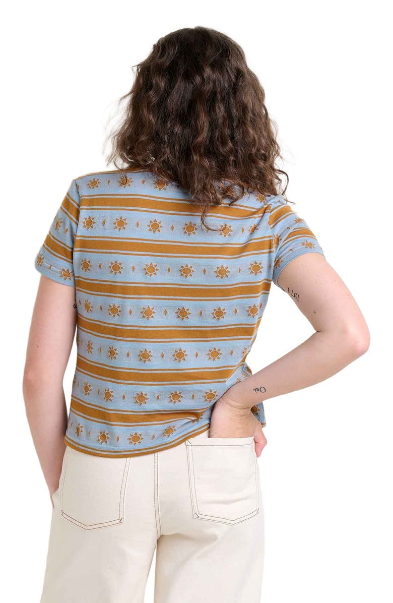 Toad & Co Women's Gremmie Short Sleeve Crew, Alternate, color, Weathered Blue