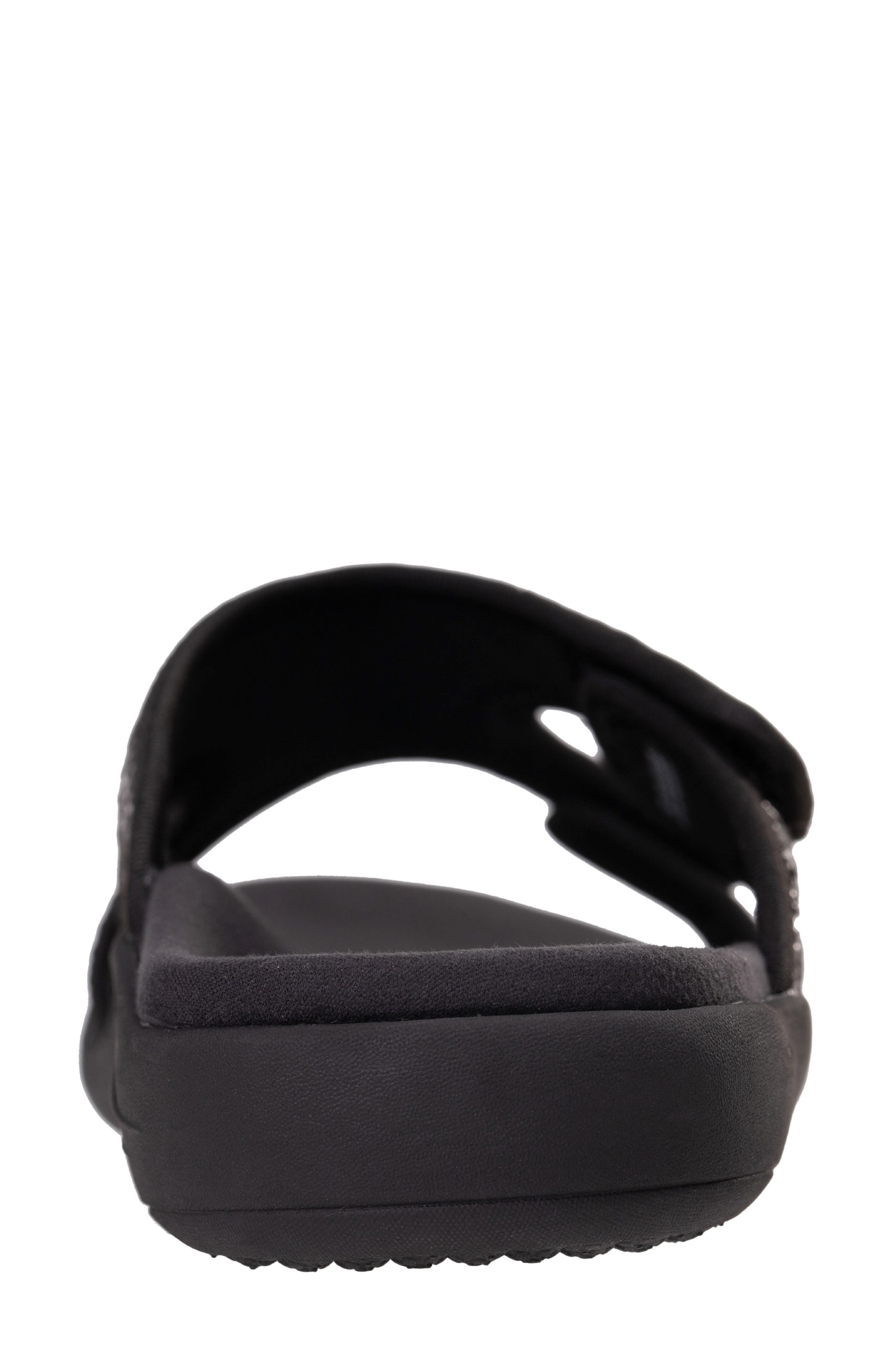 Revitalign Kholo Raffia Slide Sandal, Alternate, color, Black