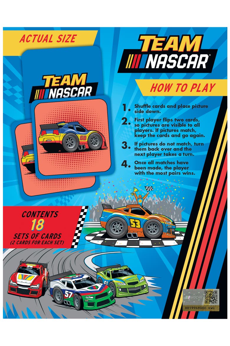 NASCAR Matching Game, Alternate, color, Multicolor
