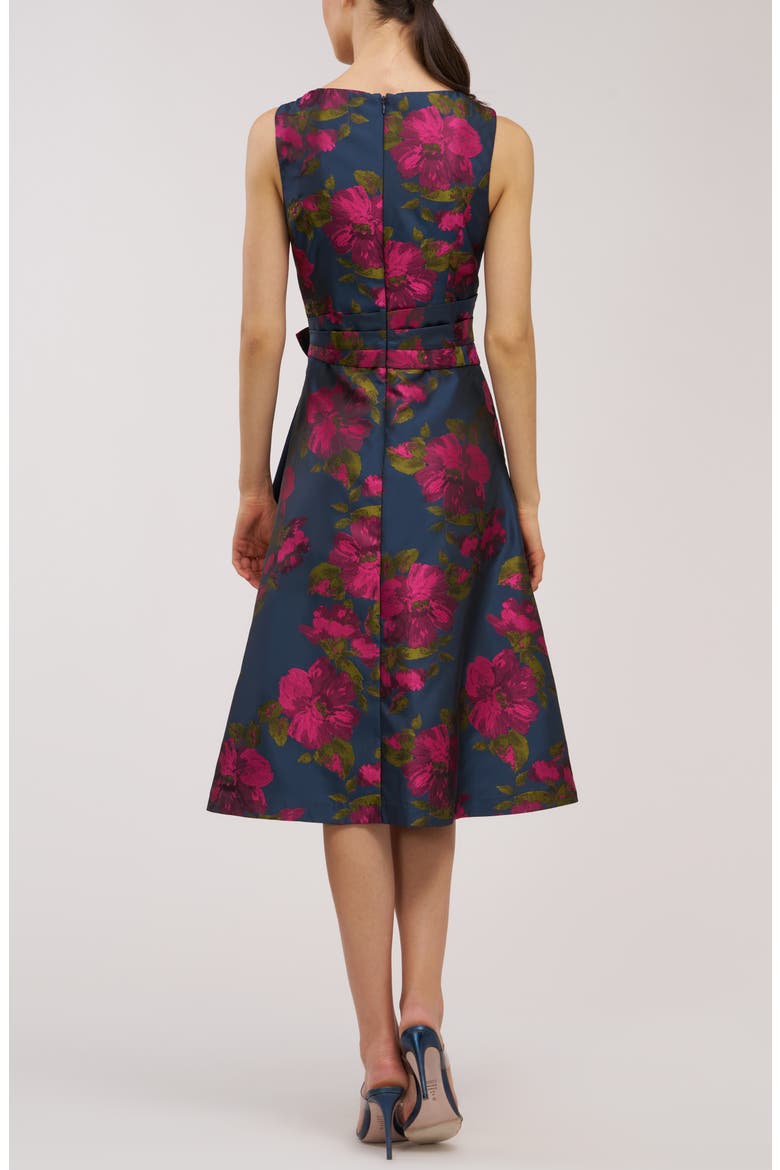 Elisa Sleeveless Cocktail Dress, Alternate, color, WILD BERRY/ BLUE OPAL