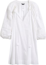 Lauren Ralph Lauren Embroidered Cotton Cover-Up Dress