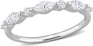 Julianna B. Moissanite Marquise Semi-Eternity Ring