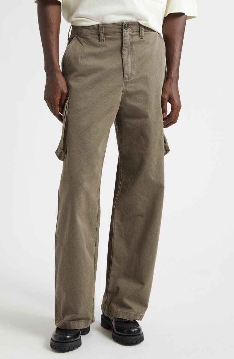 OUR LEGACY Mount Cotton & Hemp Cargo Pants, Main, color, Ditch Wash Out Twill