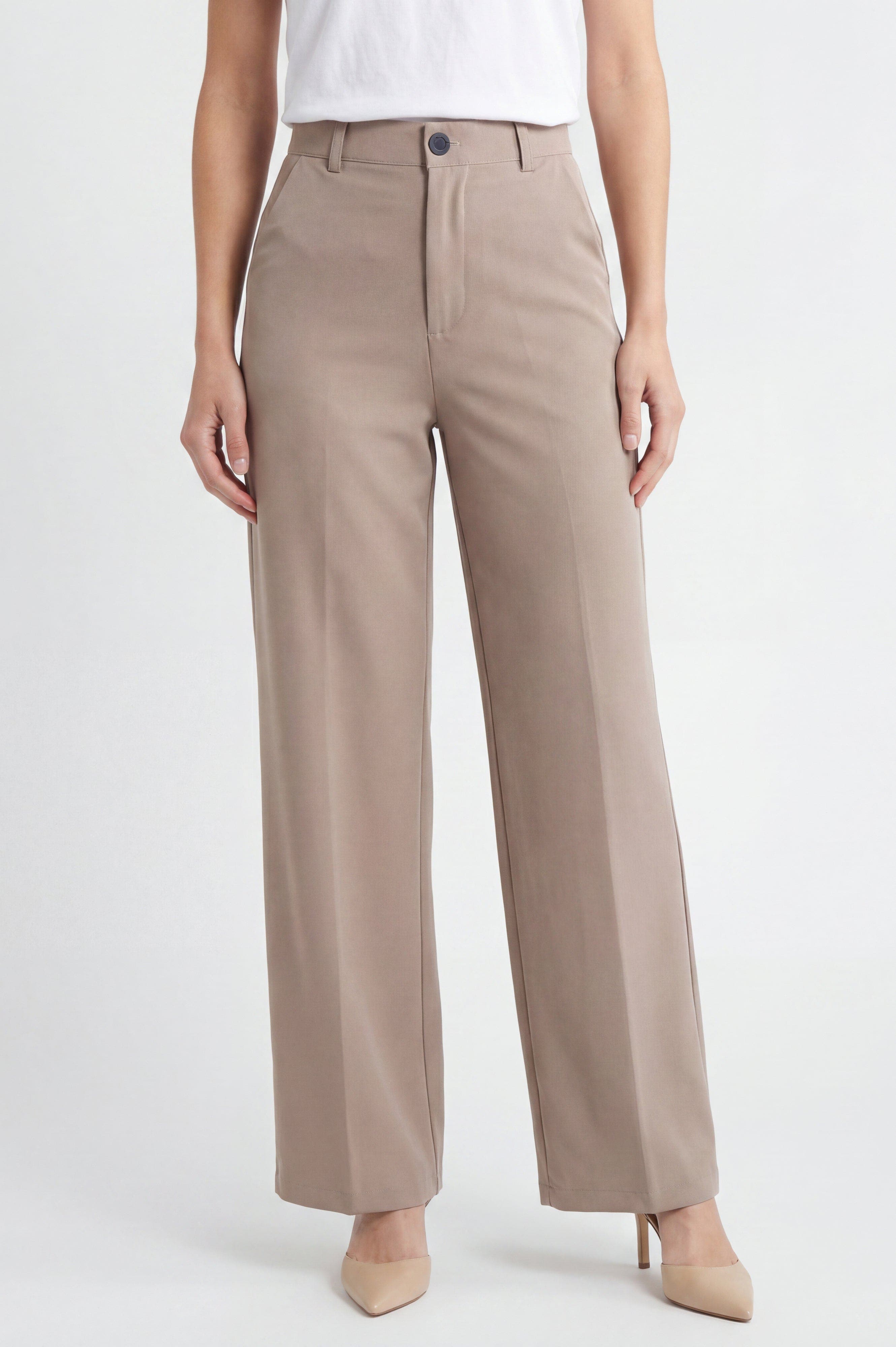Women's Classic High Waist Wide Leg Pants - image 5