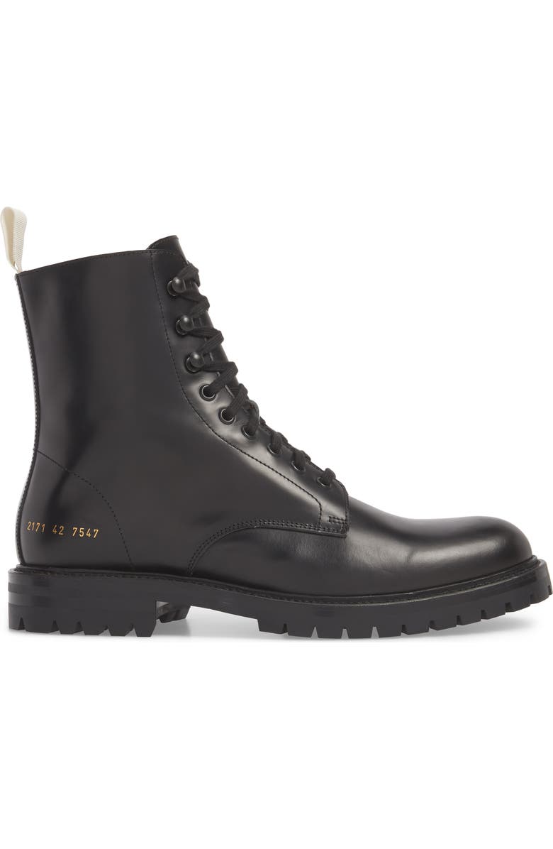 Common Projects Zipper Combat Boot, Alternate, color,