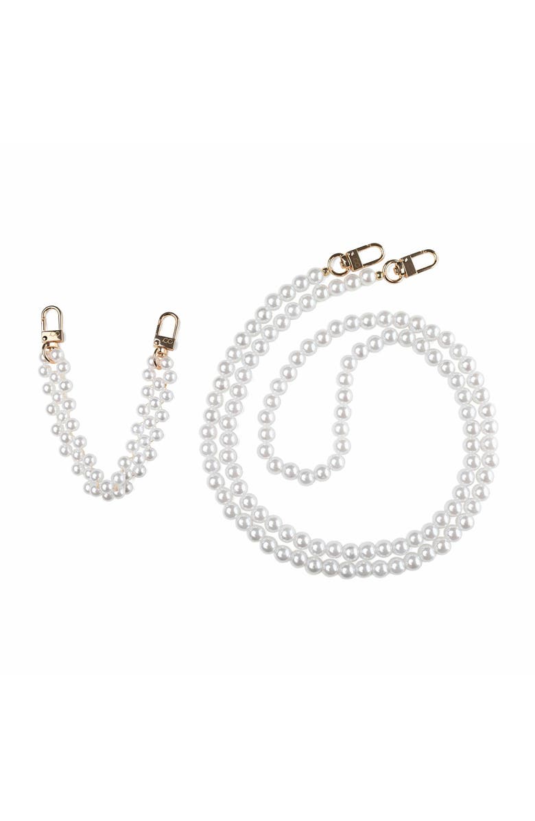 Cordée Cases Pearl Phone Chain Bundle, Main, color, White