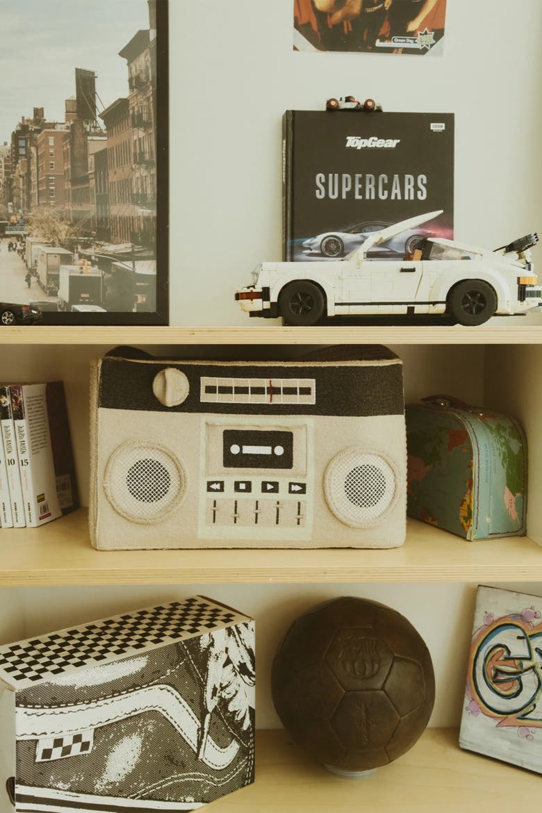 Basket Boombox, Alternate, color, New grey, Dark grey, White