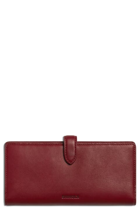 Continental Leather Snap Wallet