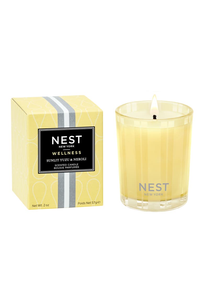 Sunlit Yuzu & Neroli Candle, Alternate, color, NO COLOR
