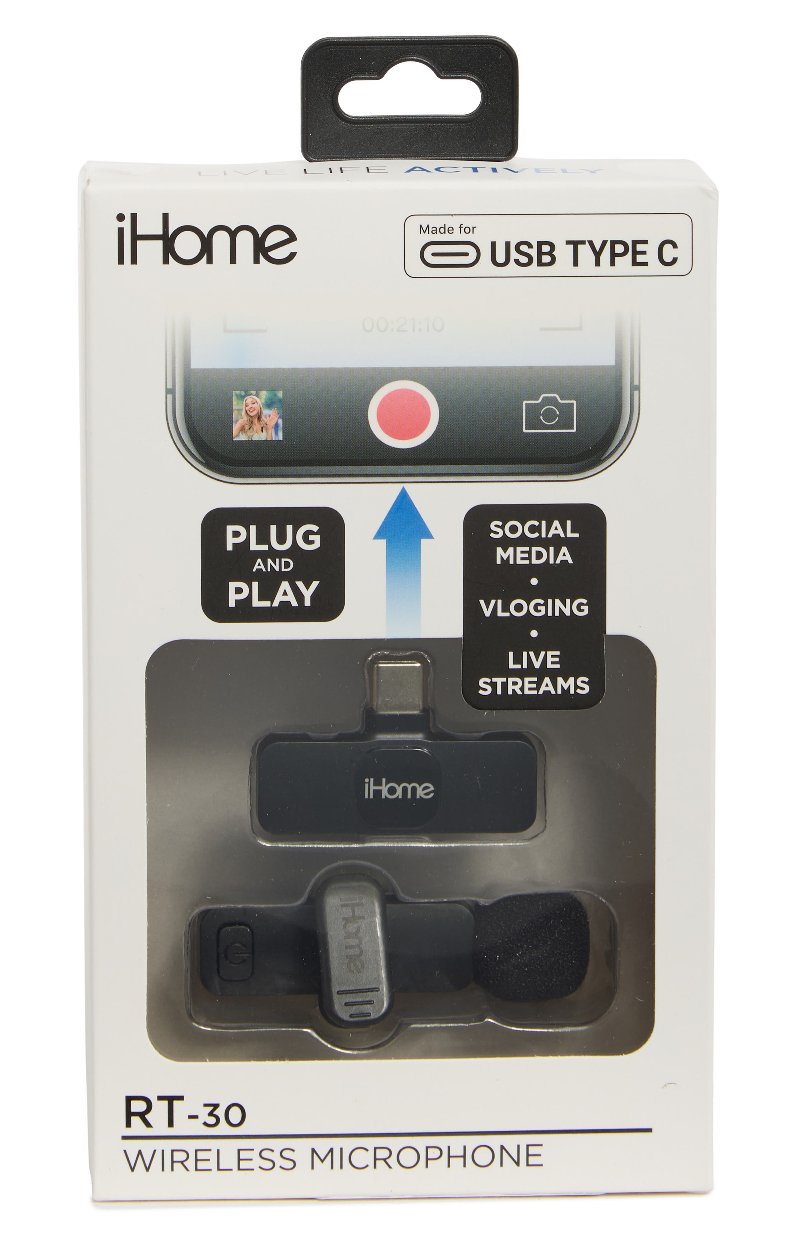 iHome RT-30 Wireless Microphone