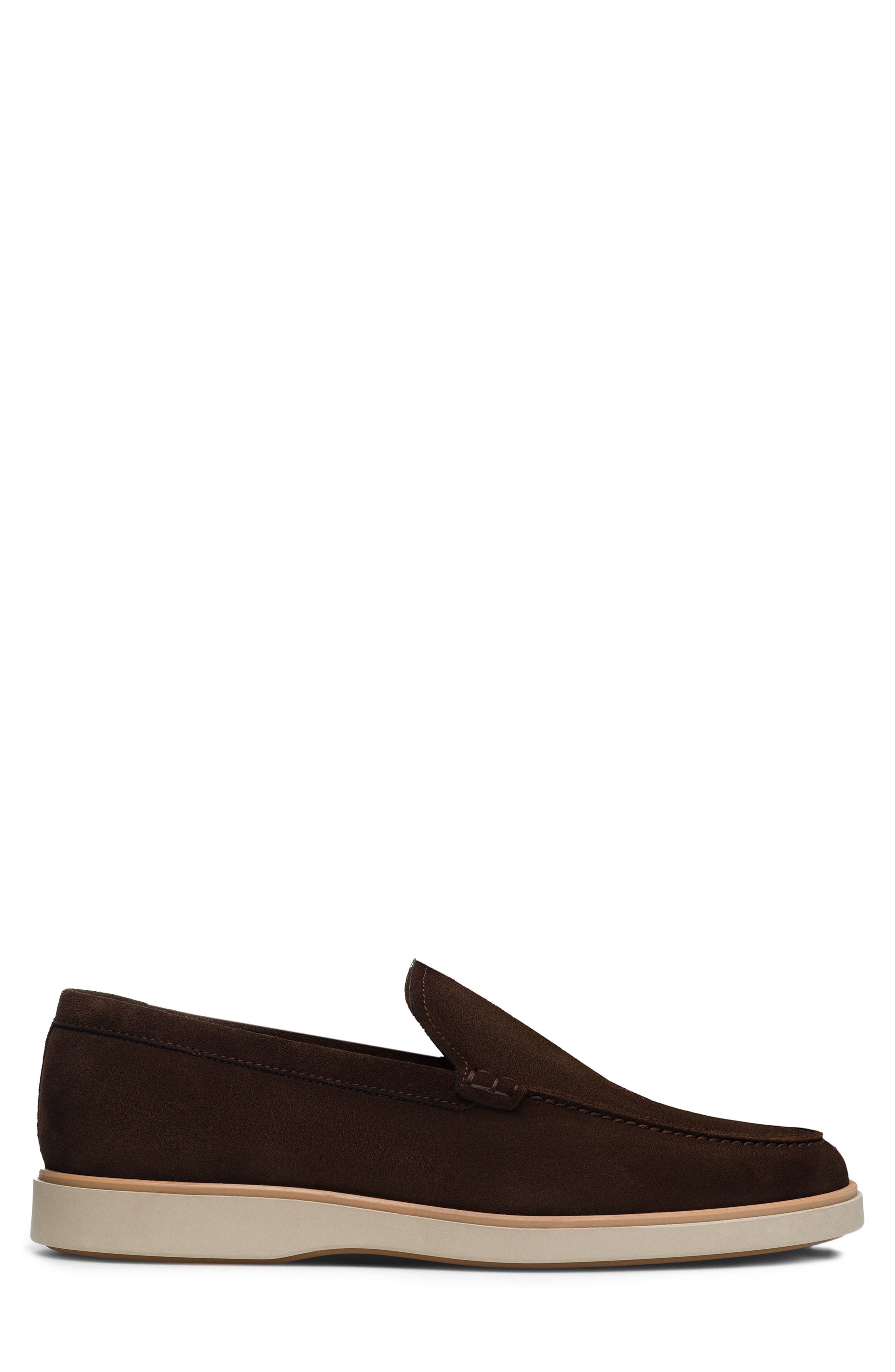 Lourenco Loafer, Alternate, color, MIDBROWN SUEDE