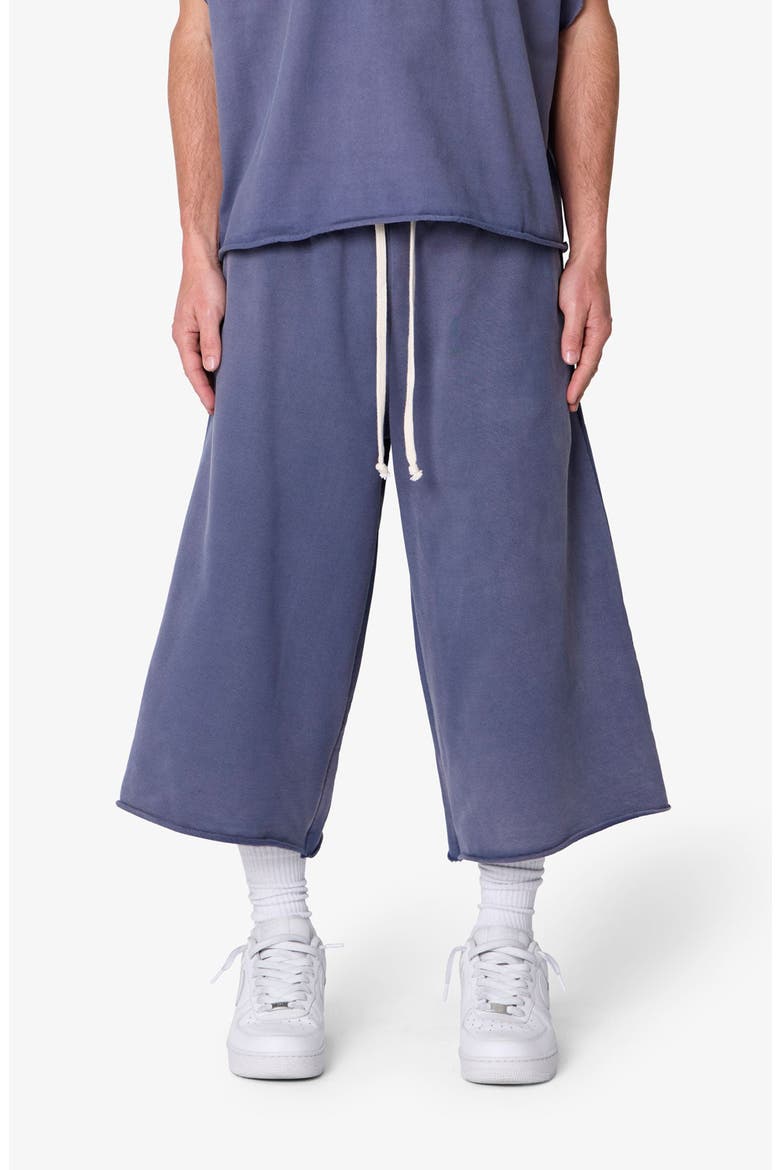 Extra Long Sweat Shorts, Main, color, WASHED NAVY