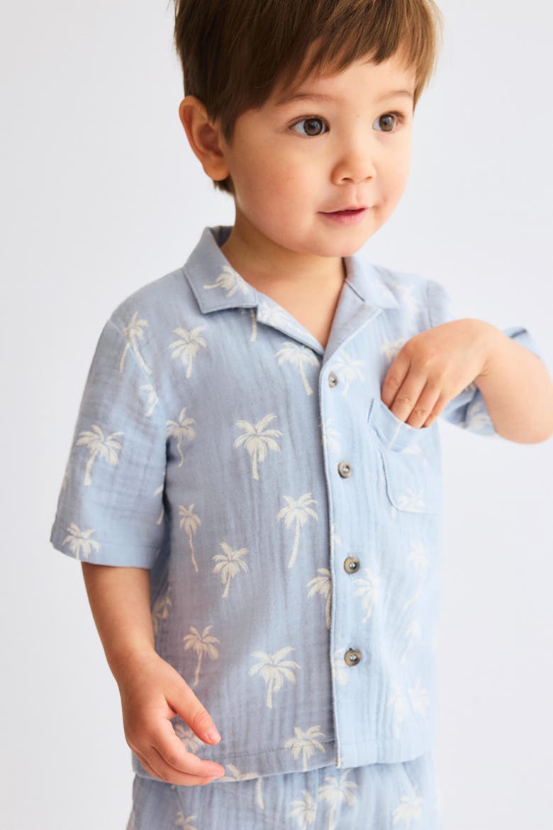 2-piece Set, Alternate, color, Light blue/palm trees