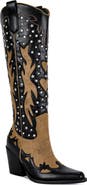 AZALEA WANG Kalpana Knee High Western Boot